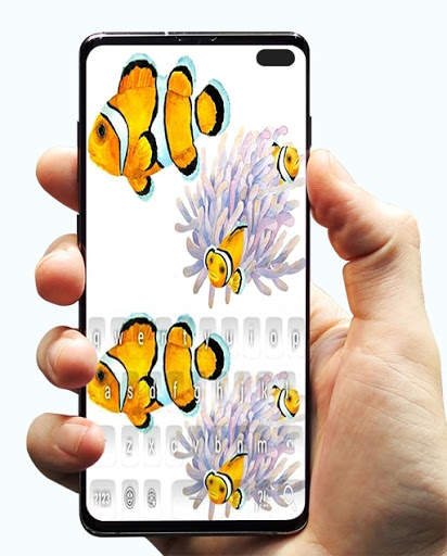 Orange Clownfish Keyboard screenshot 4