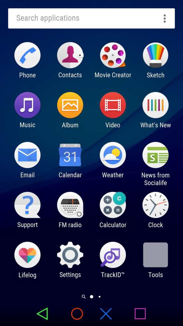 Theme fusion PS XPERIA screenshot 2