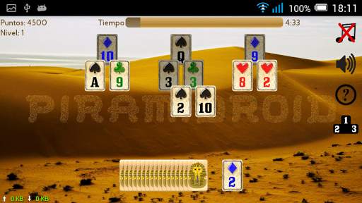 Piramidroid. Solitario pirámides. Juego de cartas screenshot 7