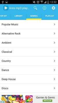 Ares Mp3 Player screenshot 1