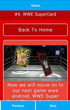 Guide for WWE Games screenshot 2