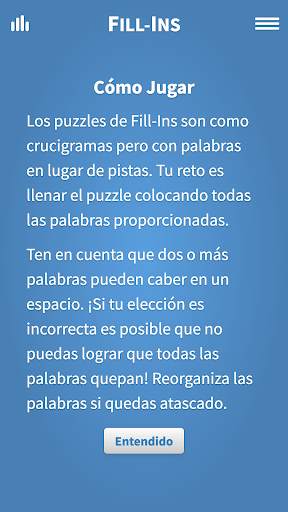 Fill-Ins · Juego de Palabras screenshot 5