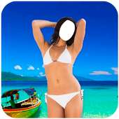 Bikini Suit Photo Montage logo