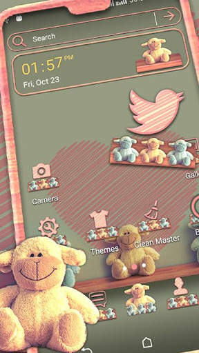 Teddy Bear Theme Launcher screenshot 1
