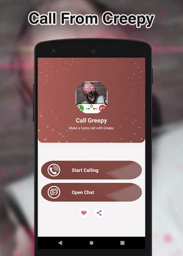 Creepy Granny's Fake Call And Chat screenshot 1