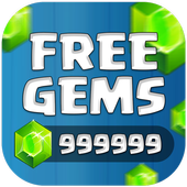 Free Gems for COC Prank أيقونة