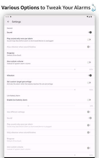 Full Battery Charge Alarm screenshot 21