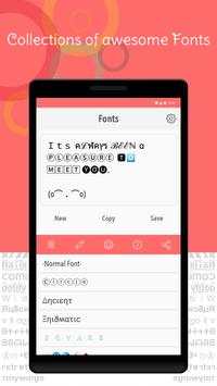 Fonts Keyboard - Font Style Changer screenshot 1