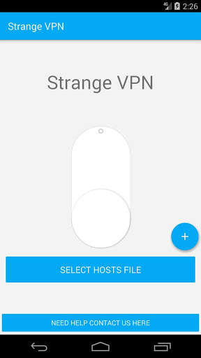 Strange VPN Host App - Host Changer screenshot 1