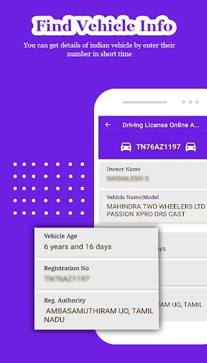 Driving Licence details and RTO Vehicle Info screenshot 3