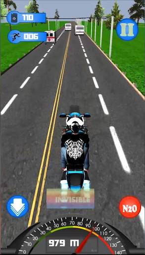 Highway Dash 3D - Speed ​​Street Bike Moto Racing скриншот 3