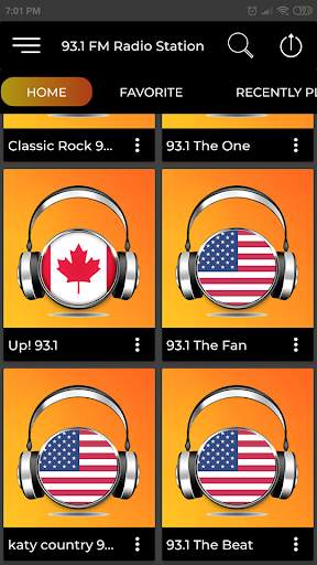93.1 fm radio App fm radio 93.1 скриншот 3