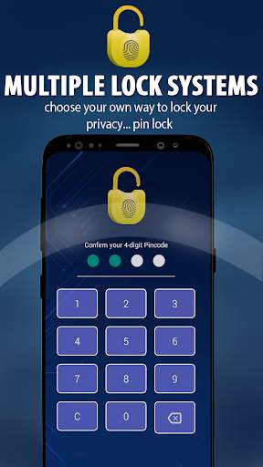 Fingerprint Lock ,Pattern lock,App Lock,Call lock screenshot 3