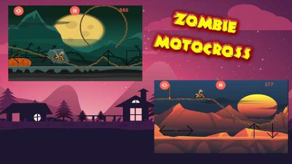 Zombie Motocross screenshot 2