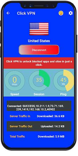 Click VPN - Use blocked apps and websites. screenshot 4
