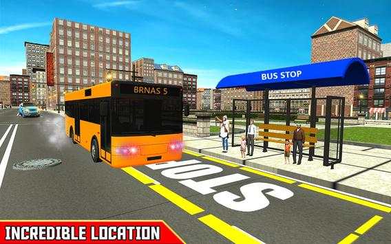 Ny kota bis Simulator 2017 3D screenshot 4