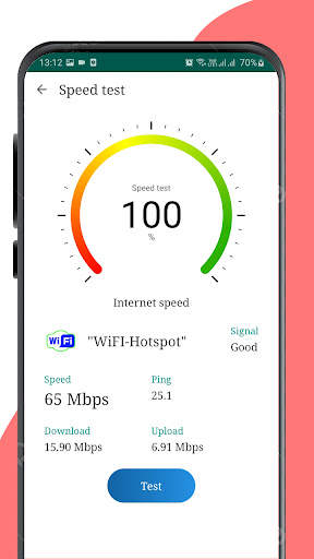 Speed test Wi-Fi & 3G, 5G, 4G screenshot 2