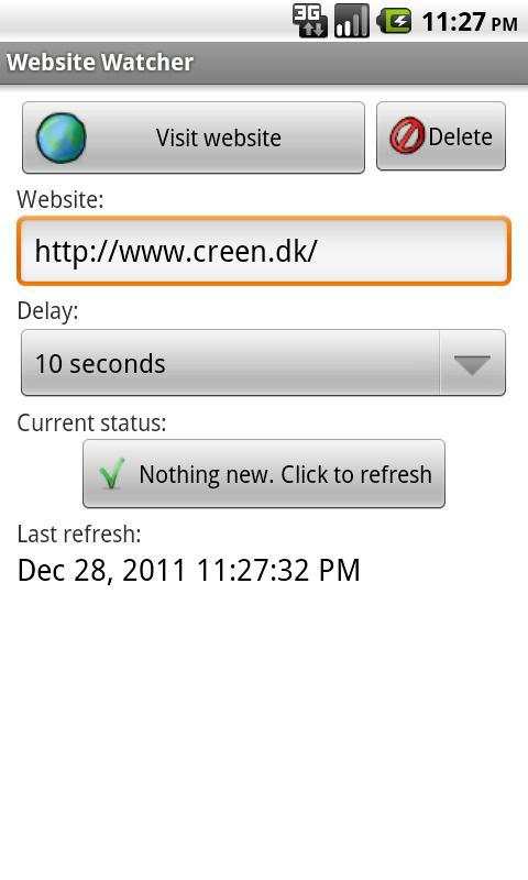 Website Watcher screenshot 2
