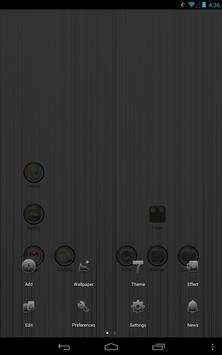 Dark GO Launcher Theme screenshot 3