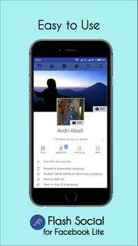 FlashSocial for Facebook Lite screenshot 5