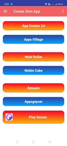 Create App 1 تصوير الشاشة