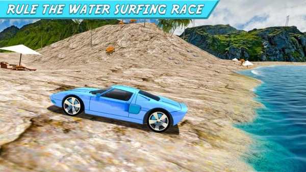 Crazy Water Surfing Car Race screenshot 6
