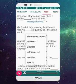 Advanced English Listening 2 screenshot 4
