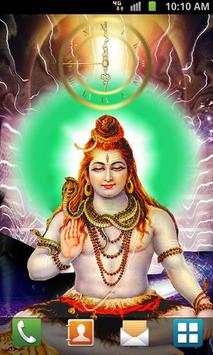 Shiva Clock Live Wallpaper screenshot 1