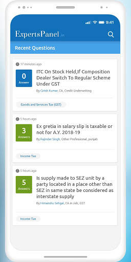 Experts Panel screenshot 2