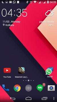 Material Lwp (Android 5.0) screenshot 2