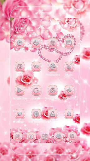 Pink Rose Diamond Theme screenshot 3