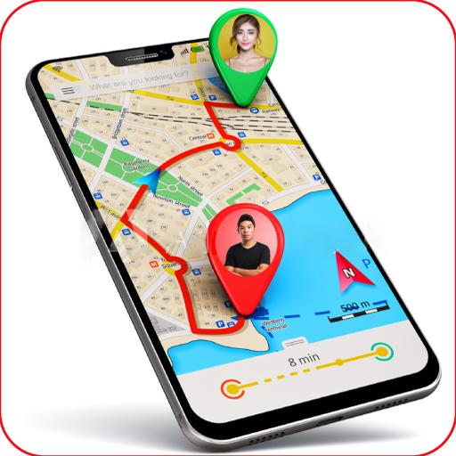 Number lookup :Mobile Location icon