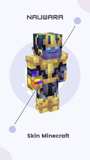 Skin Thanos for Minecraft Pocket Edition MCPE screenshot 1