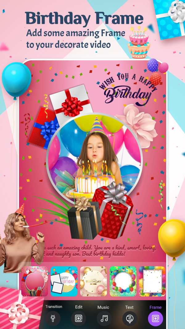 Birthday Video Maker screenshot 4