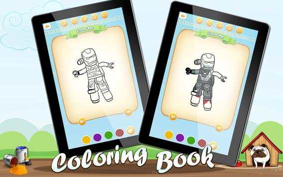 Coloring Lego Superheroes screenshot 5