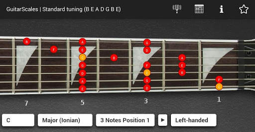 GuitarScales (7 strings) 3 تصوير الشاشة