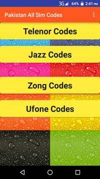 Pakistan All Sim Codes screenshot 2