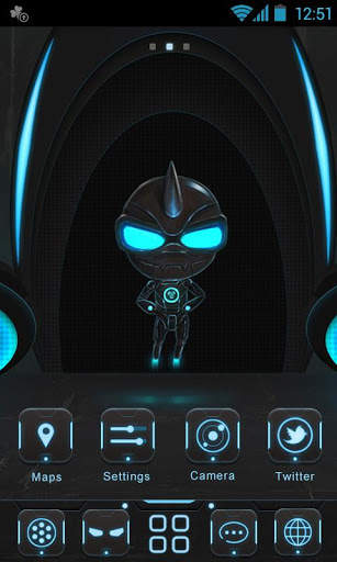 Robot GO Launcher Theme screenshot 2
