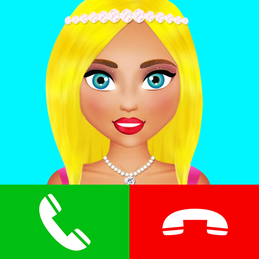fake call princess game icon