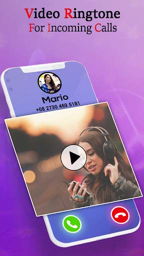 Video Ringtone For Incoming Call screenshot 1