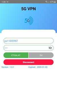 5G VPN screenshot 1