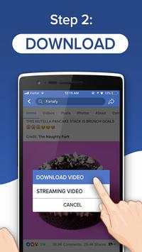 Free FB Video Downloader: Lite Version screenshot 2