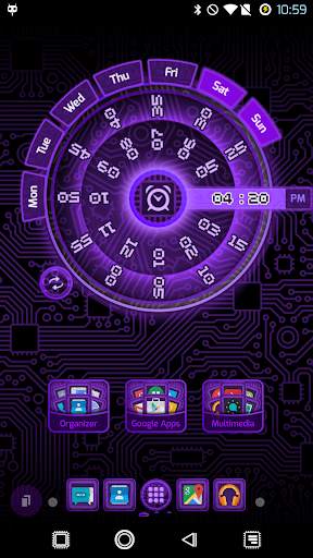 PCB Purple ⁞ TSF Shell 3 Theme screenshot 3
