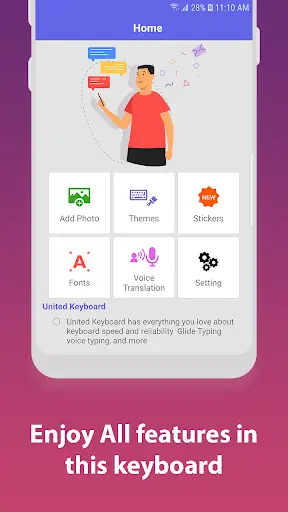 Indonesian Keyboard for Android with Emoji Keypad screenshot 3