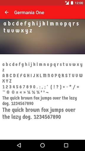 Gothic Fonts for FlipFont screenshot 2