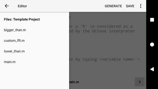 Anoc Octave Editor скриншот 2