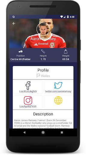 Aplikasi Sepak Bola screenshot 2