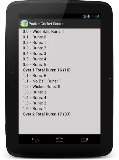 Pocket Cricket Scorer - Paid screenshot 10