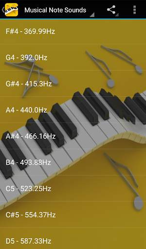 Musical Note Sounds screenshot 2