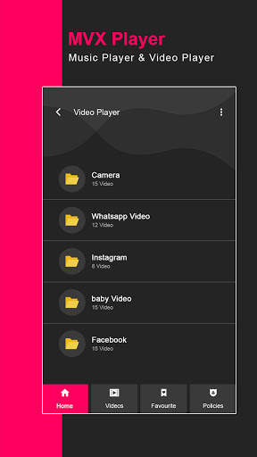 MVX Player - Music Player & Video Player 1 تصوير الشاشة